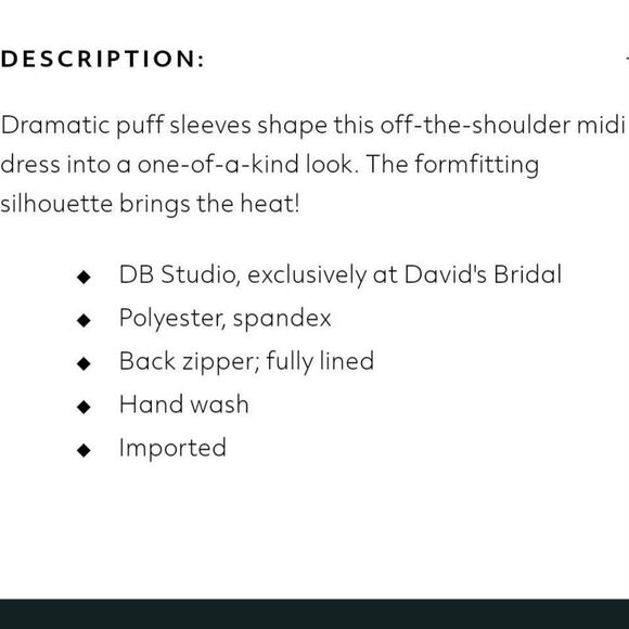 NWT DB Studio Plus Size 20 Off-The-Shoulder Puff Sleeve Midi Dress - Picture 4 of 4